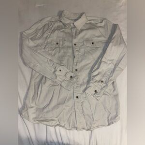 Wrangler White Lightweight Shirt Jacket